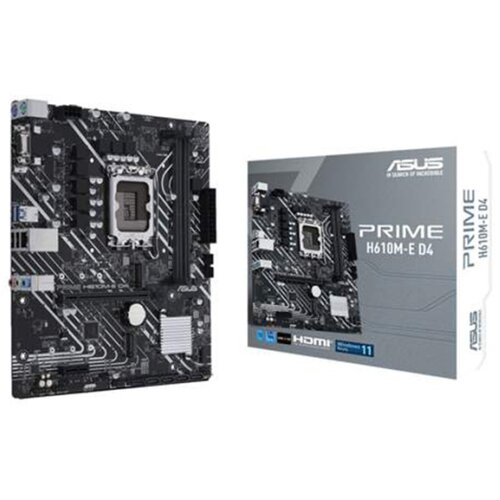 Asus MB PRIME H610M-E D4-CSMIntel H610LGA 17002xDDR4VGA,HDMI,DPmicro ATX Slike