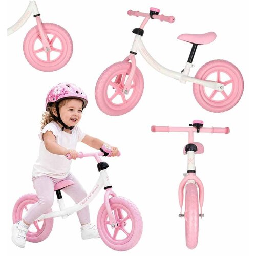 Trike Fix Balance dječji balans bicikl sa zvoncem, ružičasti Slike