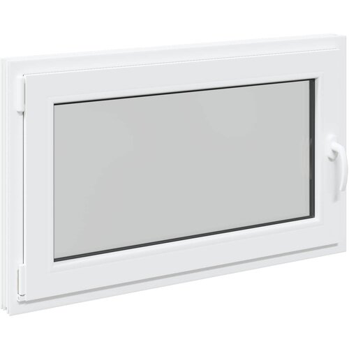  Prozor za podrum RISOR 100 x 70 cm PVC i staklo Bijela Slike