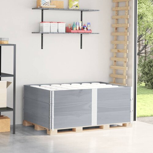 vidaXL Okviri za palete 3 kom sivi 150x100 cm od masivne borovine Cene
