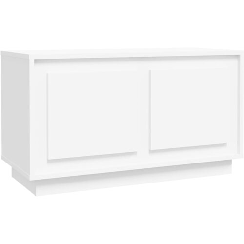 Maison Chic TV omarica - TV stojalo - Televizijska omarica bela 80x35x45 cm inženirski les, (21699583) Slike