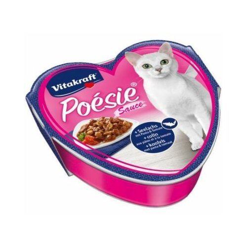 Vitakraft cat poesie bakalar & testenina & paradajz u sosu 85g hrana za mačke Slike