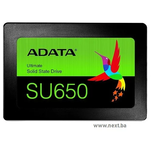 Adata SSD 256GB ADATA SU650 SATA 3D Nand 2.5"