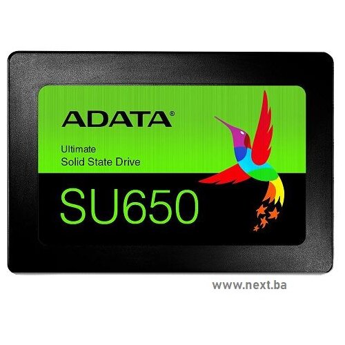 Adata SSD 256GB ADATA SU650 SATA 3D Nand 2.5&amp;quot; Slike