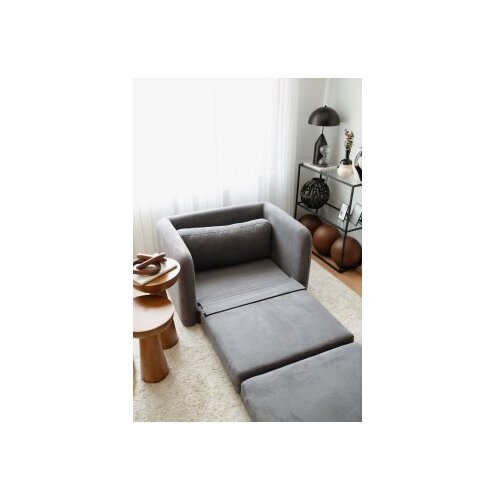 Atelier Del Sofa Sklopiva fotelja Nest, 110x77x83cm, siva Slike