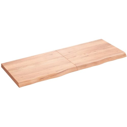 vidaXL Zidna polica svjetlosmeđa 160x60x6 cm od obrađene hrastovine Cijene
