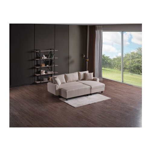 Atelier Del Sofa Ugaona sofa-krevet Flavia Beige Slike