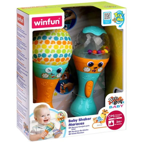 Winfun Baby set ropotuljic s svetlobnimi efekti