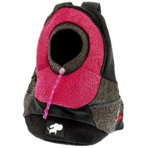 Ferribiella Ranac za pse do 8 kg, Crno-roze Cene