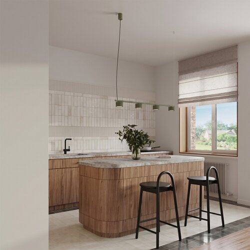 Sollux SL.2698 - Luster na sajli AURA 4xGX53/10W/230V, zelene boje Slike