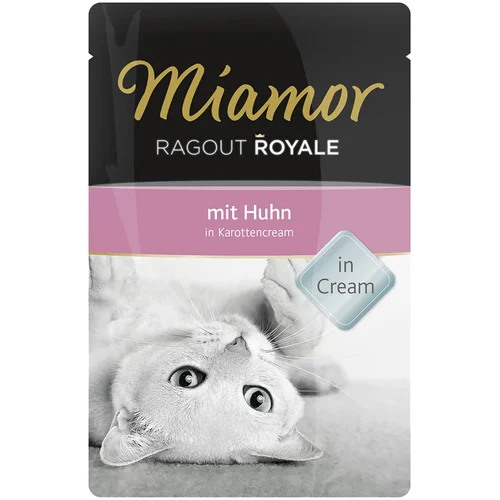 Miamor Mešano poskusno pakiranje Ragout Royale - Multi-miks Cream 12 x 100 g