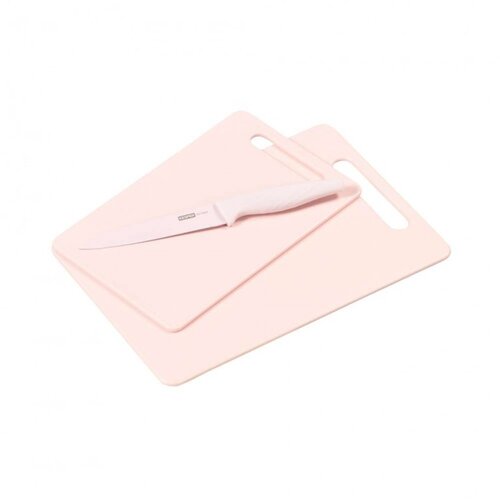Olimp Sport Kuhinjski set 2 daske za sečenje + nož 12.5cm svetlo rozi KESPER ksp30492 Cene