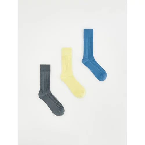 Reserved - Komplet od 3 para čarapa - svjetložuto