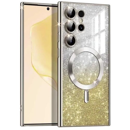 Magsafe glitter maskica Samsung A07 Gold Slike