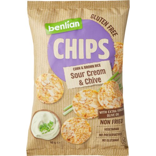 Benlian Food čips BENILAN Pavlaka i vla&amp;scaron;ac 50g Slike