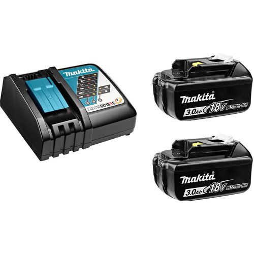 Makita Set 2 x BL1830B akumulator 18V 3,0Ah LXT + punjač DC18RC Makita Cene