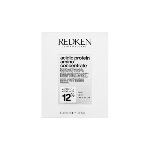 Redken Acidic Protein Amino Concentrate koncentrirana obnavljajuća njega za vrlo suhu i o&scaron;tećenu kosu 10 x 10 ml Cijene