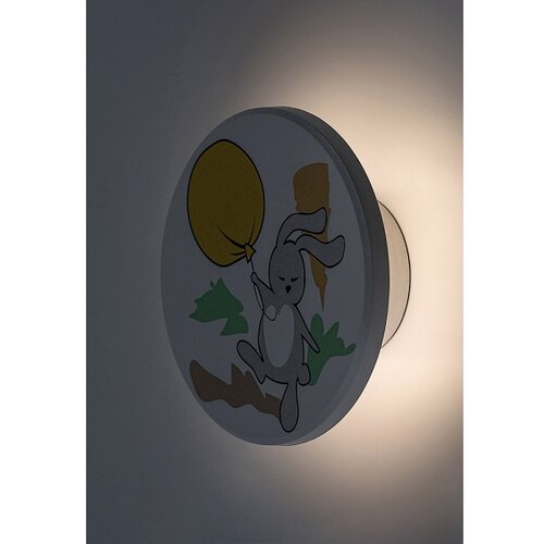 Rabalux zidna lampa Hopply, LED, 9W, 3000-6000K, &amp;oslash;12cm, Bela Slike