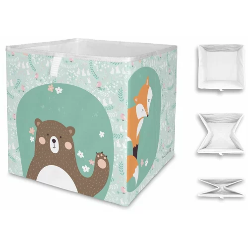 Mr. Little Fox otroška škatla za shranjevanje Close Friends Dark
