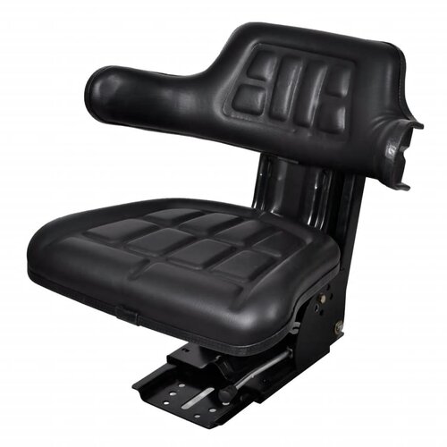 vidaXL Sedež za traktor z vzmetenjem črne barve Cene