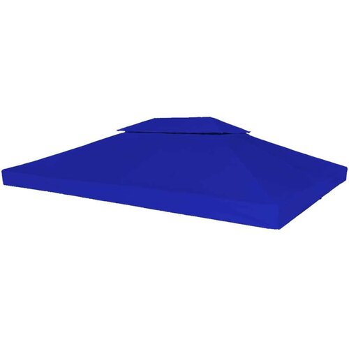 Streha za paviljon 2-delna 310 g/m² 4x3 m modra, (20580656) Cene
