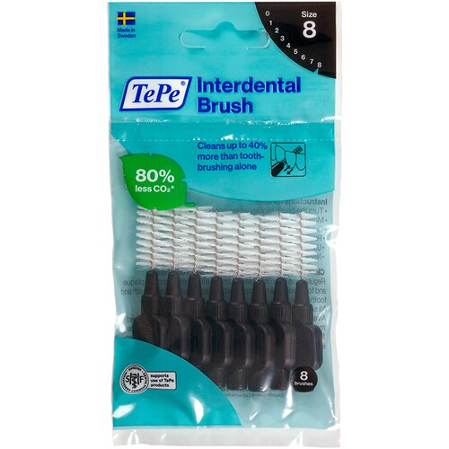 TEPE SWEDEN Original Interdentalne četkice Crne vel. 8 / 1,5 mm - vrećica 8 kom Cene