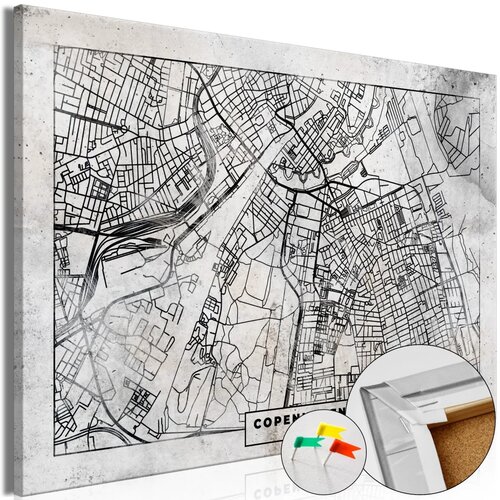  Slika na plutenoj podlozi - Copenhagen Plan 60x40 Cijene