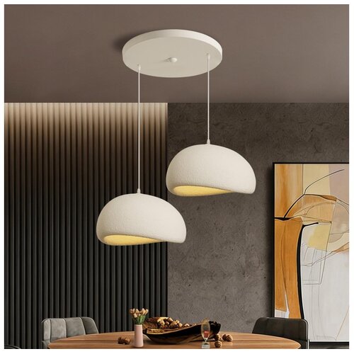 Brilagi Luster na lanku WABI SABI 2xE27/60W/230V bela Slike