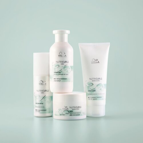 Wella Professionals NutriCurls Curls Micellar Shampoo &amp;scaron;ampon za kodraste lase 250 ml za ženske Slike