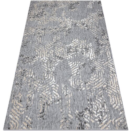 RugsX Preproge Preproga Strukturni SOLE D3842 šesterokotniki - P 120x170 cm Siva Cene