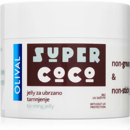 OLIVAL SUPER Coco vlažilna gel krema za pospeševanje porjavitve 100 ml