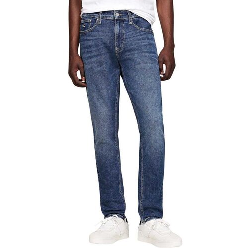 Tommy Hilfiger slim fit muške farmerke THDM0DM20173-1BK Slike