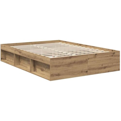  Okvir za krevet Umjetnička hrastovina 140 x 190 cm Slike