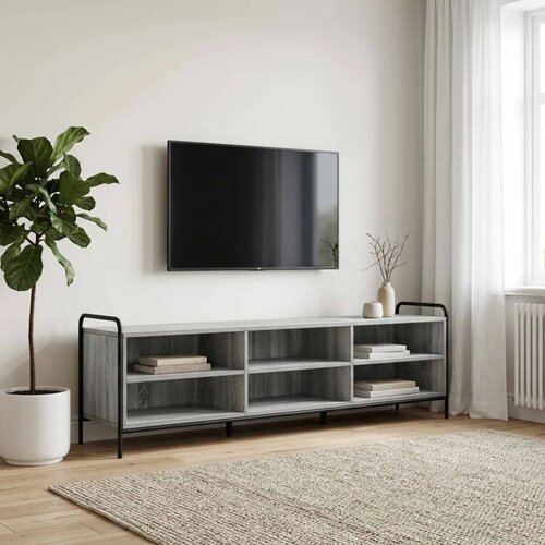  TV ormar 140 x 39 5 x 50 cm Siva Sonoma Konstruirano drvo - Siva Sonoma 167 5 x 36 5 x 50 cm Slike