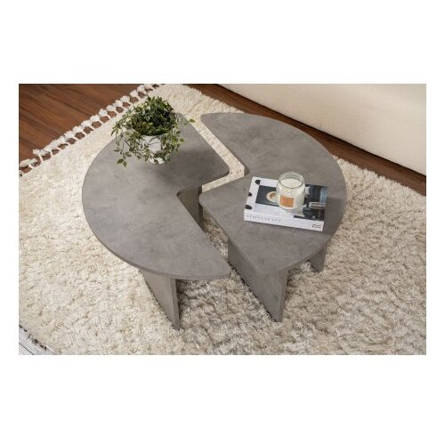 Hanah home sto za dnevnu sobu moira concrete grey Slike