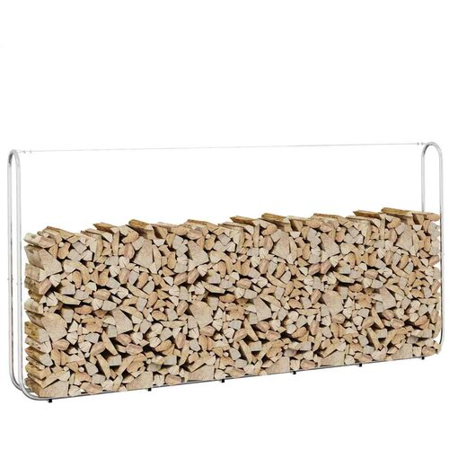  Stalak za drva za ogrjev 300x25x150 cm Pocinčani čelik Cijene