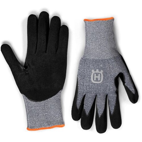 Husqvarna za&amp;scaron;čitne delovne rokavice Technical Grip, poliester/nitril, 10, siva/črna Slike