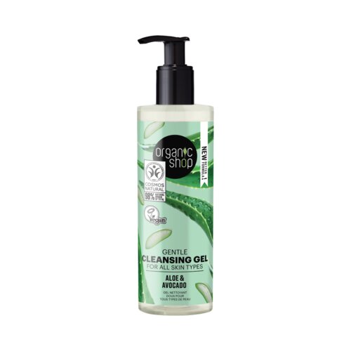 Organic Shop gentle cleansing gel aloe & avocado Cene