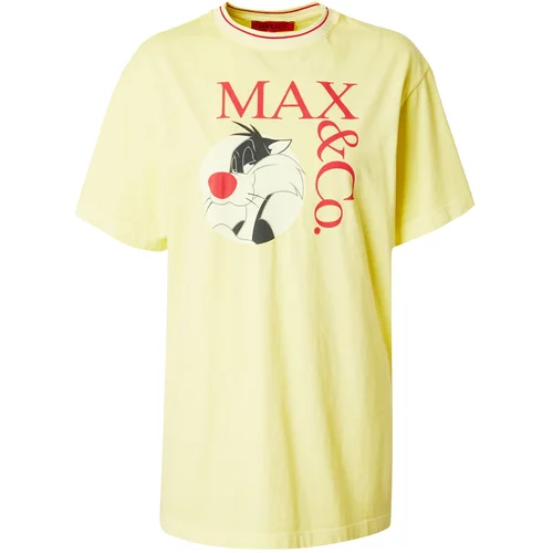 Max&co. Majica 'IZZY' rumena / svetlo rumena / rdeča / črna