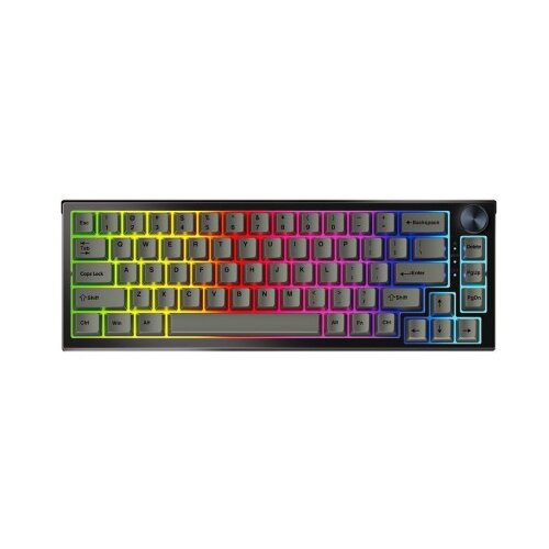  Tastatura gejmerska mehanicka bezicna maxfit67 mk858 grey (brown switch) fantech ( IT1058 ) Slike