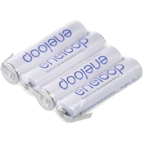 Panasonic Akumulatorski paket Eneloop Micro 4\, 8 V\, Z-spajkalni priključek 800 mAh (D x &Scaron; x V) 42 x 10.5 x 44.5 mm, (20439537) Cene