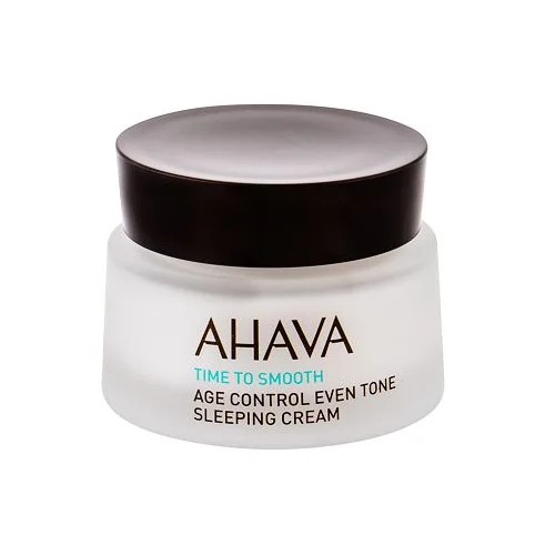 Ahava Time To Smooth Age Control Even Tone Sleep Cream hranjiva noćna krema s mineralima 50 ml za žene