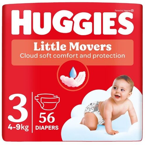 Huggies Little Movers Pelene Jumbo Slike