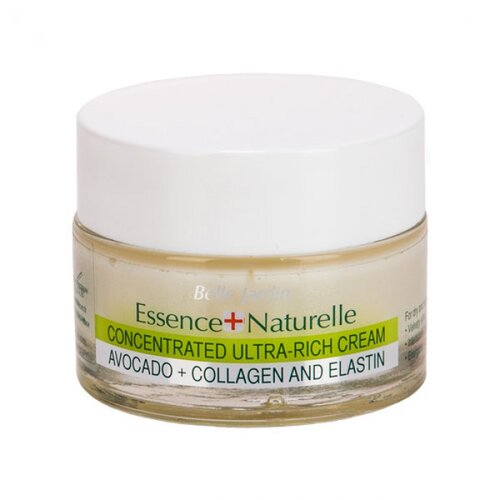 Belle Jardin ESSENCE NATURELLE - 25-40g - Krema za lice sa avokadom, kolagenom i elastinom 50ml + maska za lice 5ml Slike