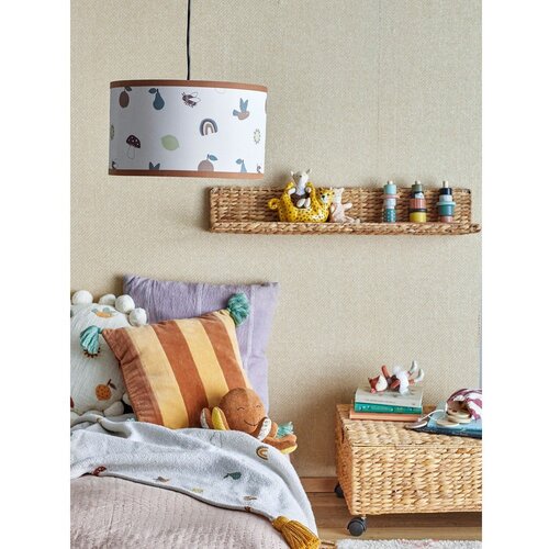 Bloomingville Mini Bijelo/smeđe dječje sjenilo s tekstilnim sjenilom &amp;oslash; 34 cm Agnes &amp;ndash; Slike