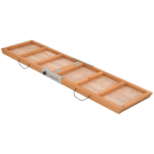  Rampa za pse siva 120 x 30 cm od masivne jelovine Slike