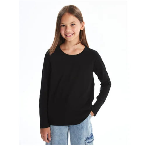 LC Waikiki Crew Neck Long Sleeve Girl's T-Shirt