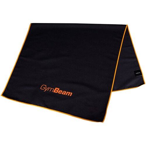 GymBeam quick drying sports towel Black/Orange Slike