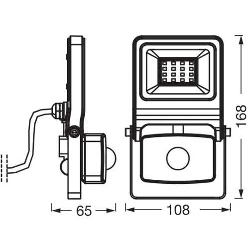 Osram LED reflektor sa senzorom ENDURA LED/10W/230V 4000K IP44 Slike