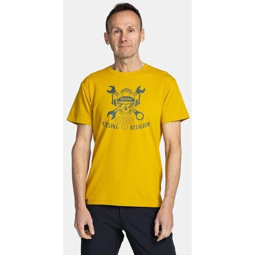 Kilpi Men's cotton T-shirt SKULLY-M Gold Cene